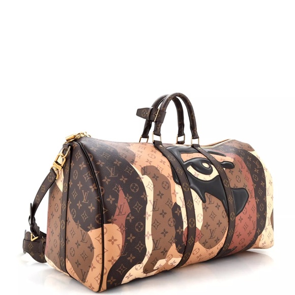 LOUIS VUITTON X KIDSUPER KEEPALL 55 NEW - Picture 2 of 5